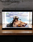 Azur Lane Acrylic Display Case with Lighting for figure Kashino Hot Springs Relaxation