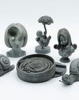 Junji Ito Uzumaki - Spiral Into Horror Pocket Curse Mini Figures 6 cm Assortment (8)