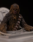 Star Wars Demi Art Scale Statue 1/20 AT-ST and Chewbacca 53 cm