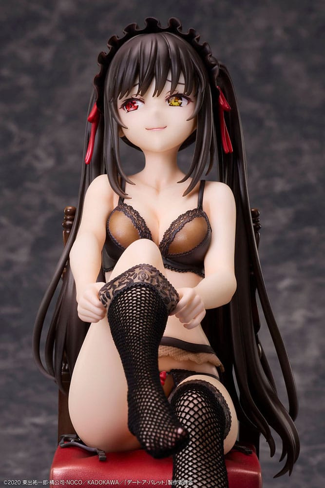 Date A Bullet PVC Statues 1/7 Kurumi Tokisaki &amp; White Queen 17 cm