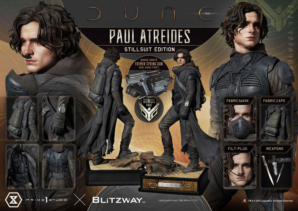 Dune Statue 1/4 Paul Atreides Stillsuit Edition Bonus Version 53 cm