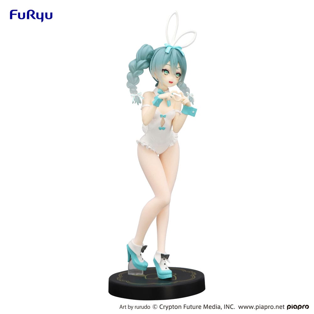 Hatsune Miku BiCute Bunnies PVC Statue Miku Rurudo White Color Ver. 27 cm