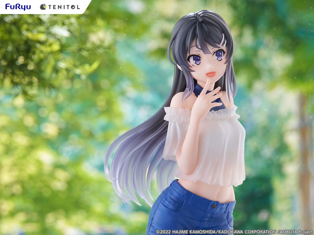 Rascal Does Not Dream of Bunny Girl Senpai Tenitol PVC Statue Mai Sakurajima 31 cm