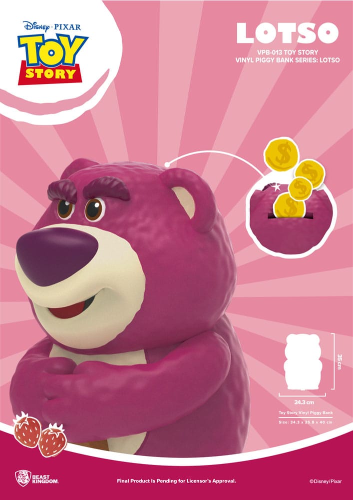 Toy Story Piggy Vinyl Bank Lotso 35 cm