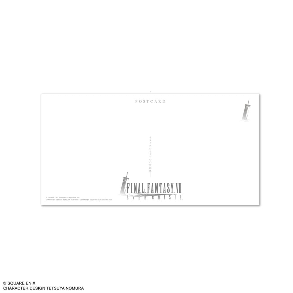 Final Fantasy VII Series Metallic Postcards Set Large (5)