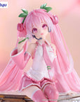 Hatsune Miku Noodle Stopper PVC Statue Sakura Miku 2024 Pearl Color Ver. 15 cm