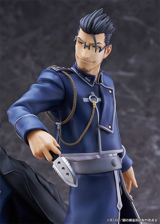 Fullmetal Alchemist: Brotherhood PVC Statue Roy Mustang &amp; Maes Hughes Kizuna 27 cm