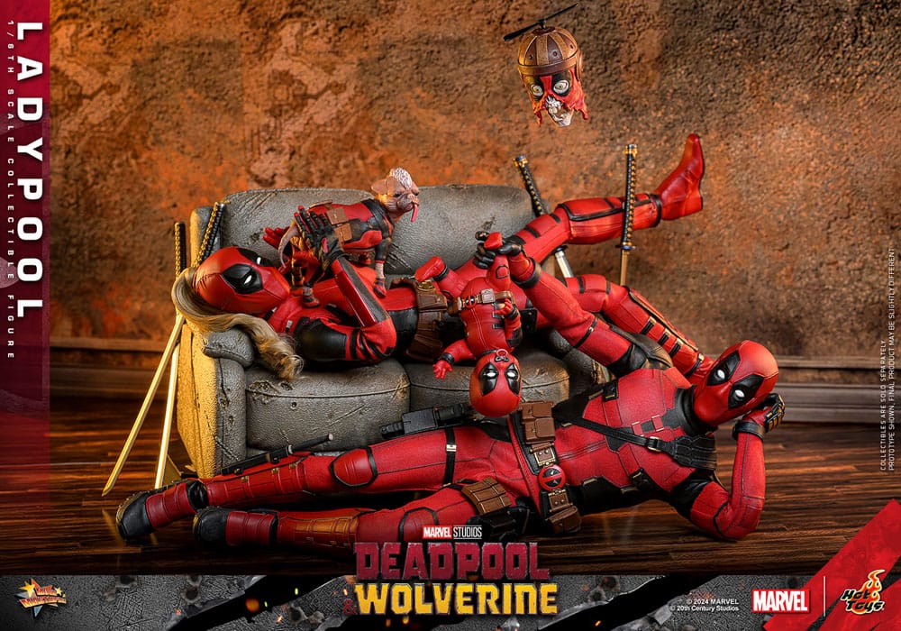 Deadpool &amp; Wolverine Movie Masterpiece Action Figure 1/6 Ladypool 30 cm