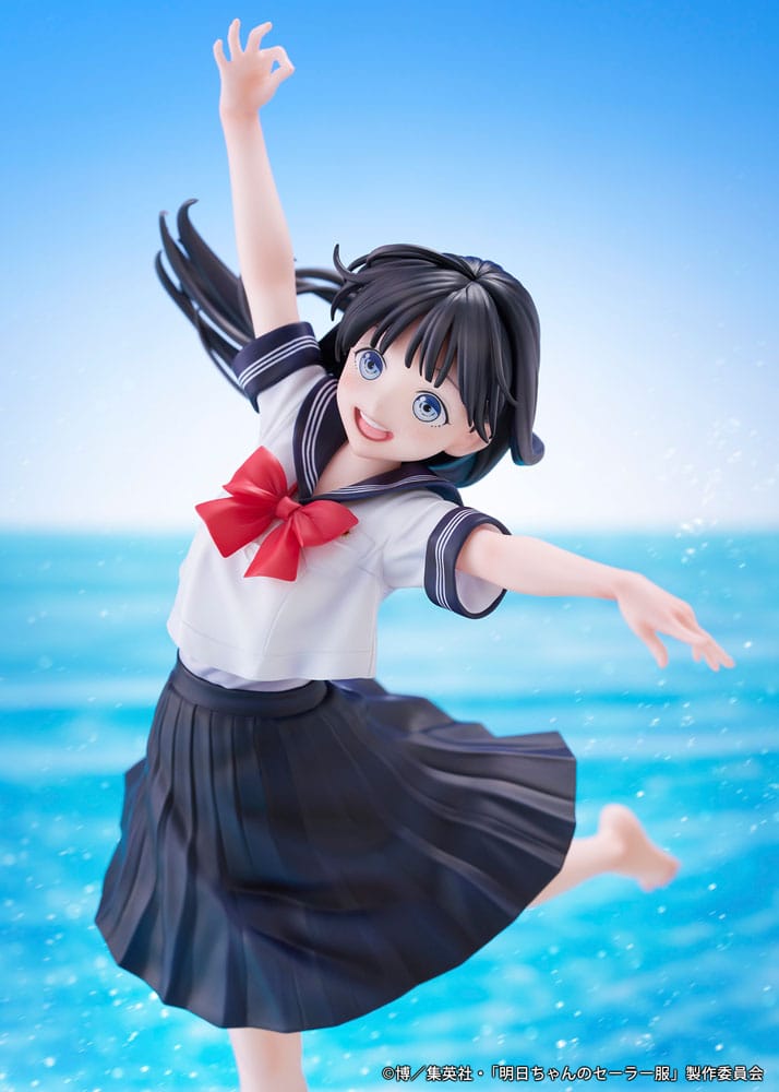 Akebi&#39;s Sailor Uniform Statue 1/7 Komichi Akebi Summer uniform Ver. 26 cm