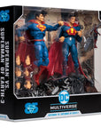 DC Multiverse Multipack Action Figure Superman vs Superman of Earth-3 (Gold Label) 18 cm