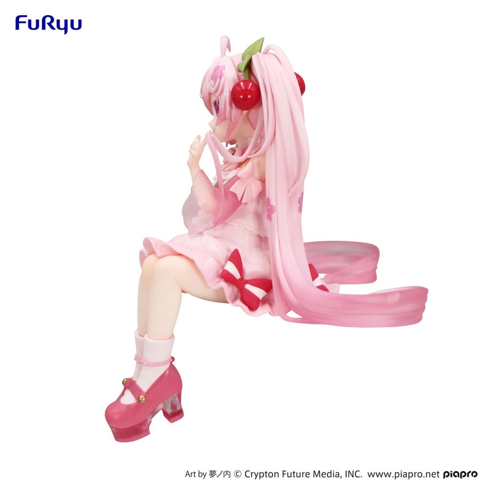 Hatsune Miku Noodle Stopper PVC Statue Sakura Miku 2025 14 cm