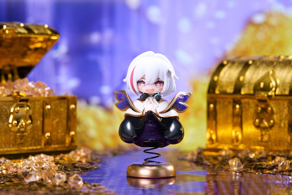 Honkai: Star Rail PVC Statue Hu Tao Chibi Topaz &amp; Numby Chibi Chara Yurayura Stand 10 cm