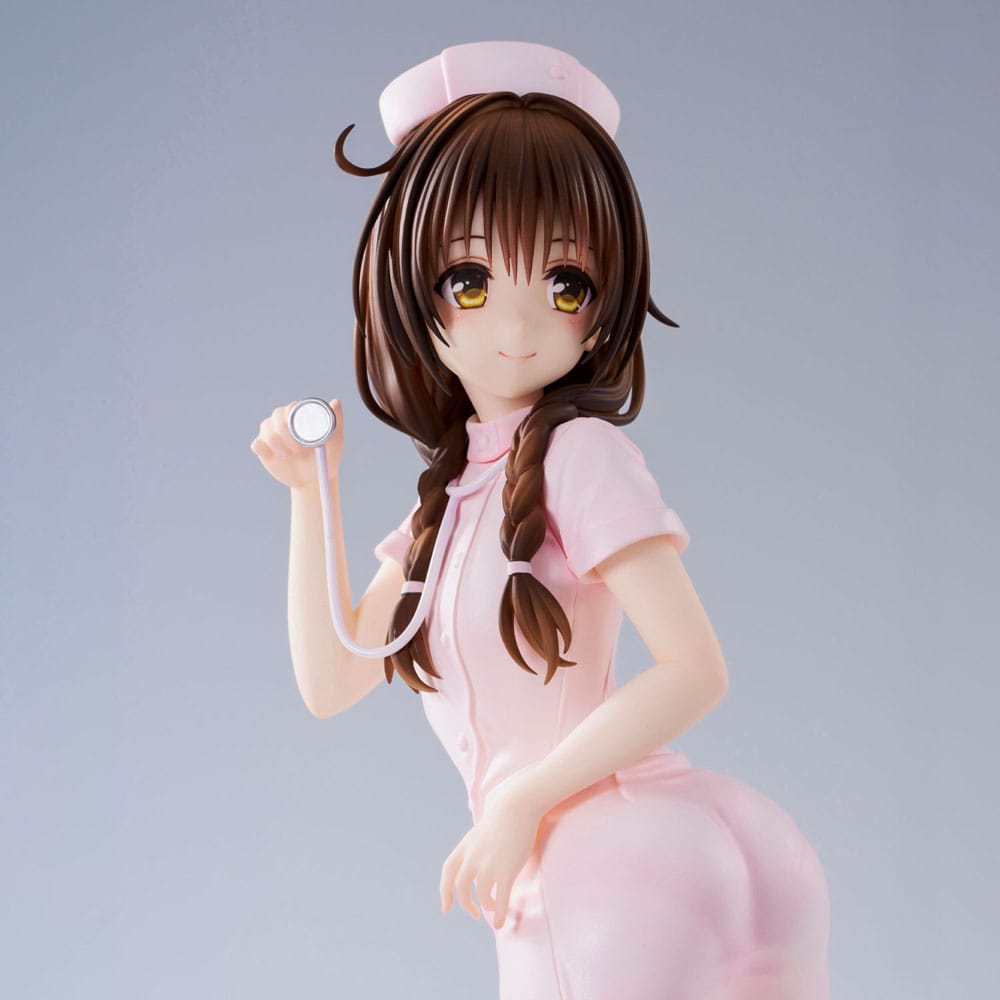 To Love-Ru Darkness Statue PVC Mikan Yuki Nurse Cos 25 cm