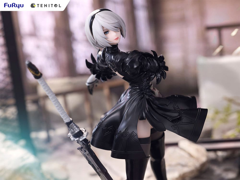 NieR:Automata Tenitol PVC Statue 2B Ver1.1a 22 cm