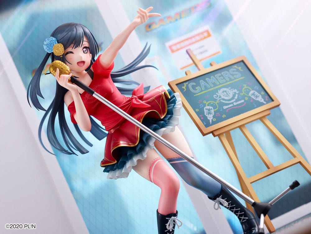 Love Live! Nijigasaki High School Idol Club PVC Statue 1/7 Odaiba Gamers Signboard Girl Setsuna Yuki 21 cm