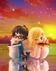 Your Lie in April Qset Mini-Figure 2-Pack Kaori Miyazono & Kosei Arima 9 cm