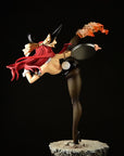 Fairy Tail Statue 1/6 Erza Scarlet High Kick Black Bunny Ver. 37 cm