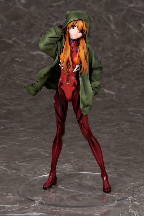 Shin Evangelion Movie PVC Statue 1/7 Shikinami Asuka Langley Hoodie Ver. 23 cm