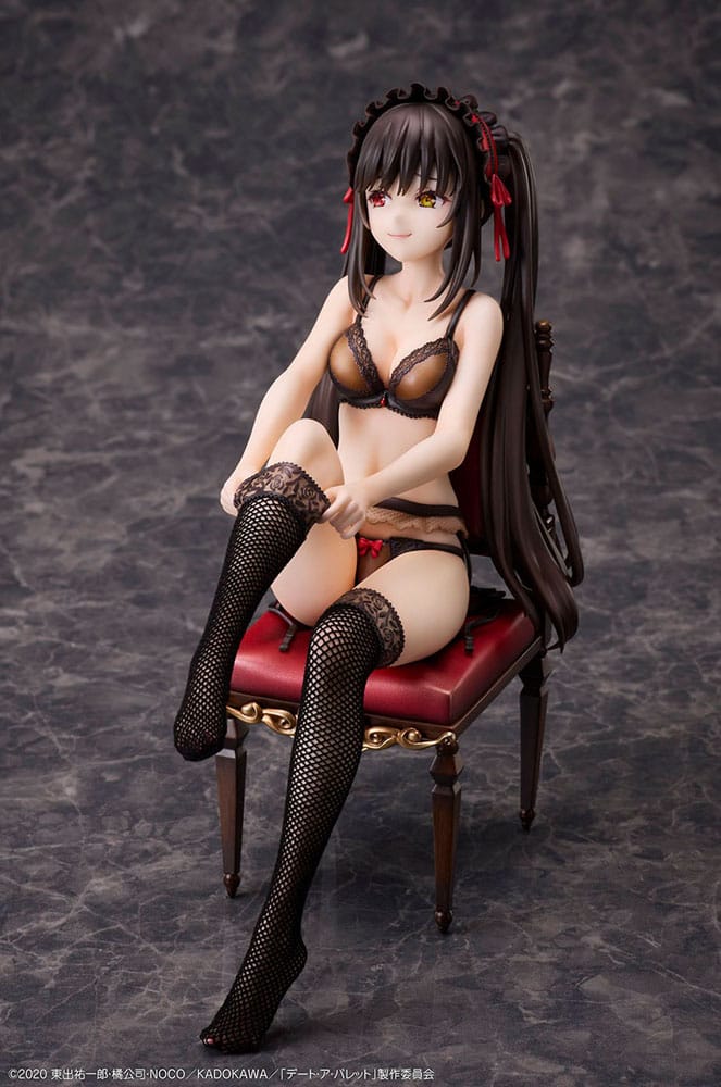 Date A Bullet PVC Statues 1/7 Kurumi Tokisaki &amp; White Queen 17 cm