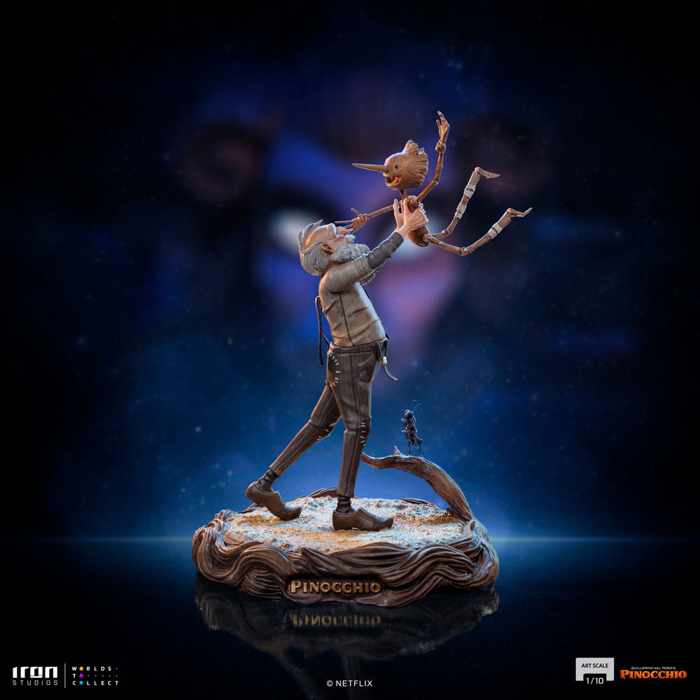 Pinocchio Art Scale Statue 1/10 Gepeto &amp; Pinocchio 23 cm