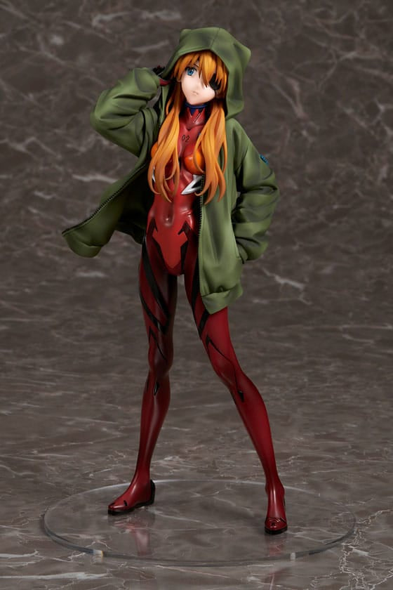 Shin Evangelion Movie PVC Statue 1/7 Shikinami Asuka Langley Hoodie Ver. 23 cm