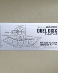 Yu-Gi-Oh! Tin Sign Duel Disk Schematic