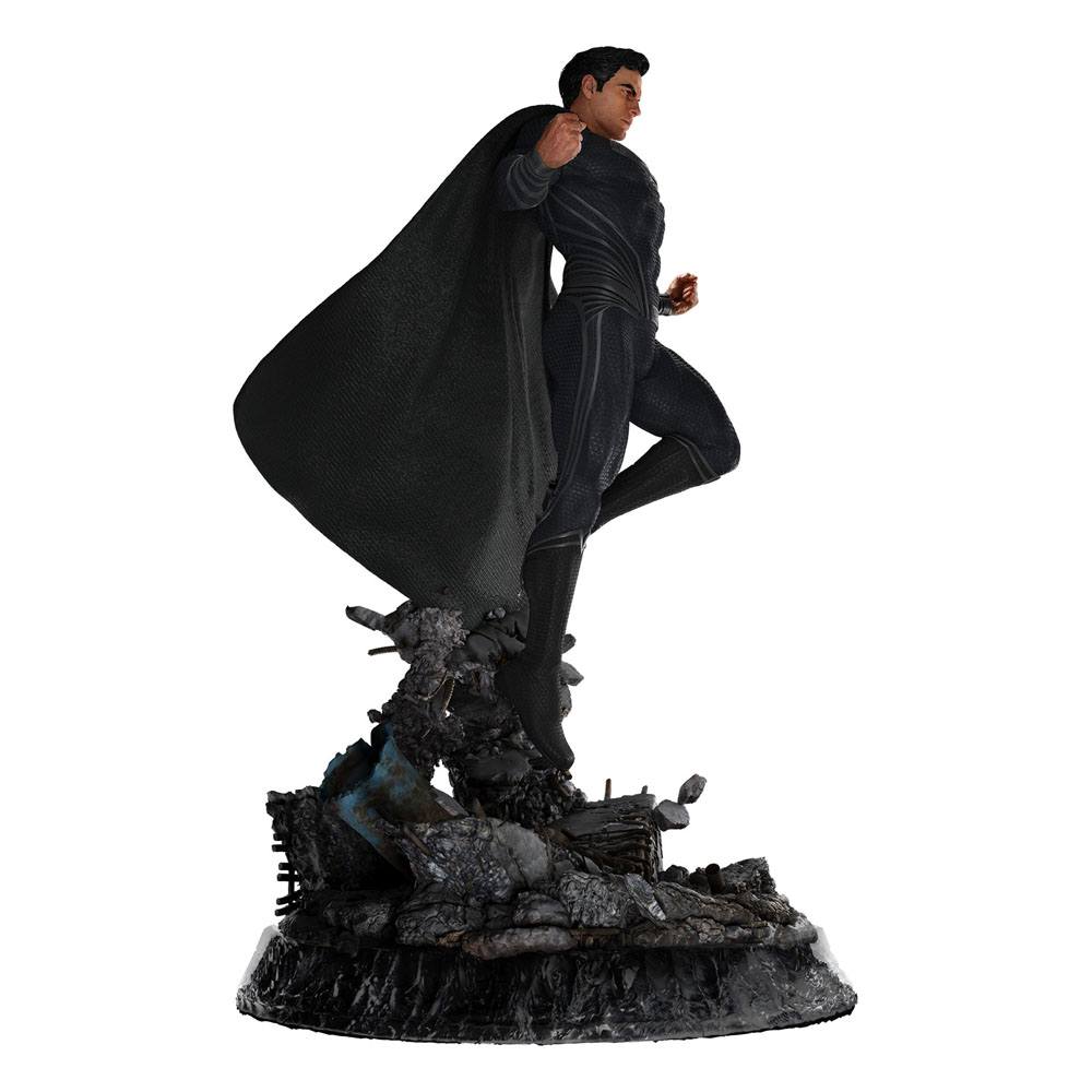 Zack Snyder&#39;s Justice League Statue 1/4 Superman Black Suit 65 cm