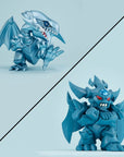 Yu-Gi-Oh! Duel Monsters Megatoon PVC Statue Blue Eyes White Dragon & Obelisk the Tormentor (with gift)