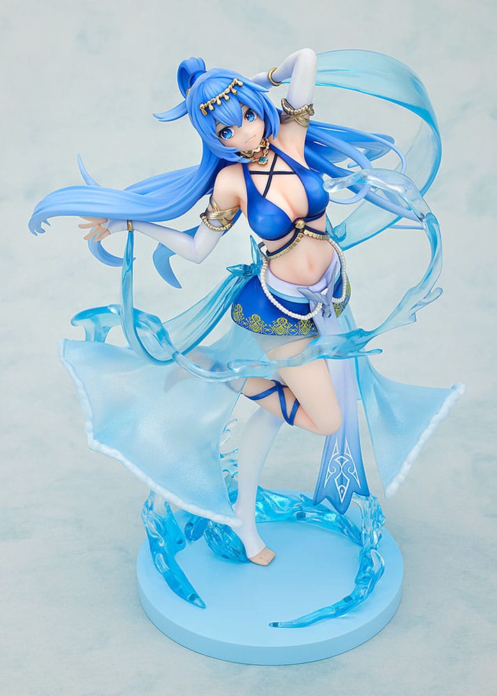 Konosuba God&#39;s blessing on this wonderful world! PVC Statue Aqua: Light Novel 10th Anniversary Ver. 18 cm