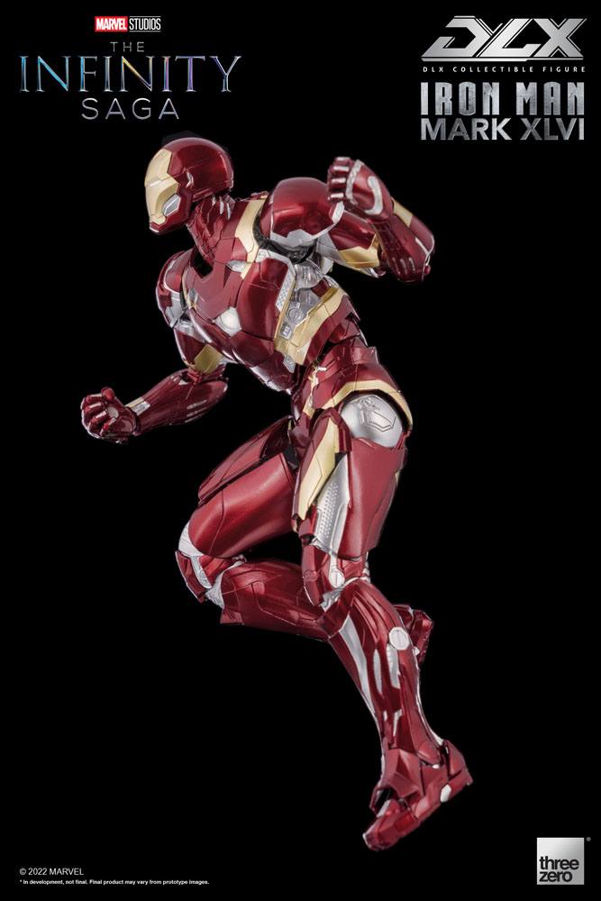 Infinity Saga DLX Action Figure 1/12 Iron Man Mark 46 17 cm