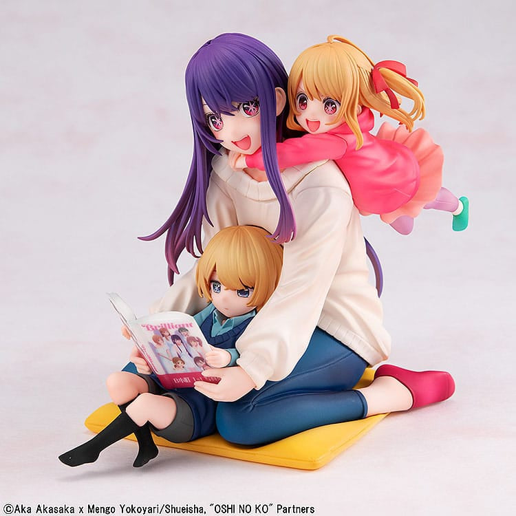 Oshi no Ko PVC Statue 1/8 Ai, Aqua &amp; Ruby Mother and Children 10 cm