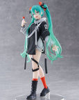 Hatsune Miku Wonderland PVC Statue Fashion Punk Ver. 18 cm