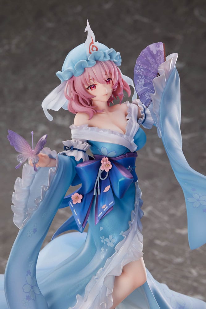 Touhou Project PVC Statue 1/6 Ghost From the Calamitous Nirvana Yuyuko Saigyouji Deluxe Edition 32 cm