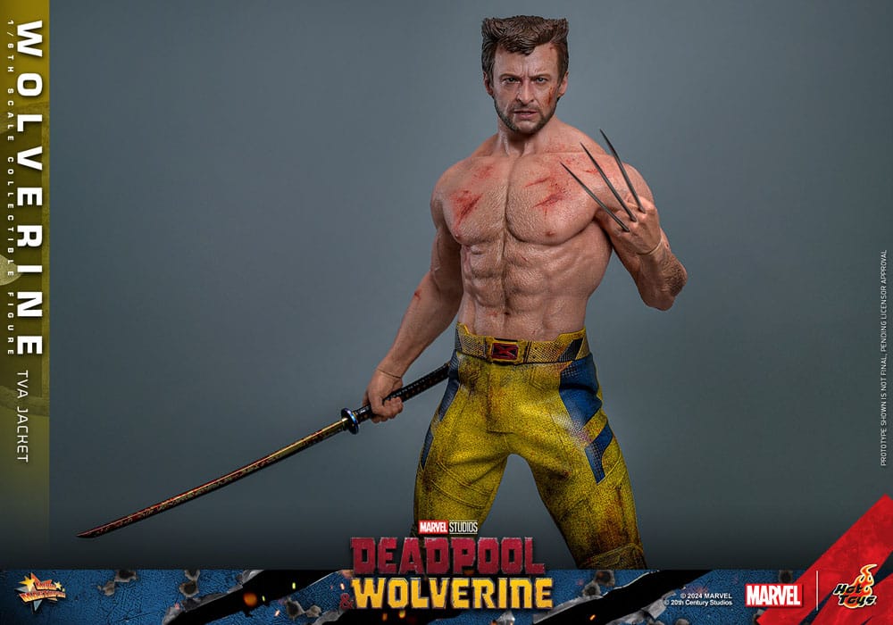 Deadpool &amp; Wolverine Movie Masterpiece Action Figure 1/6 Wolverine (TVA Jacket Version) 31 cm