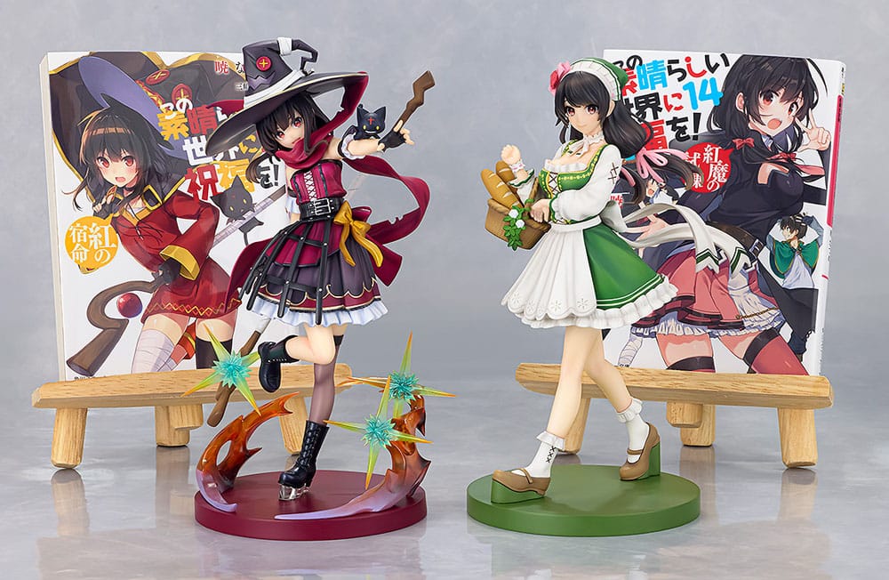 Konosuba God&#39;s blessing on this wonderful world! PVC Statue Yunyun: Light Novel 10th Anniversary Ver. 17 cm