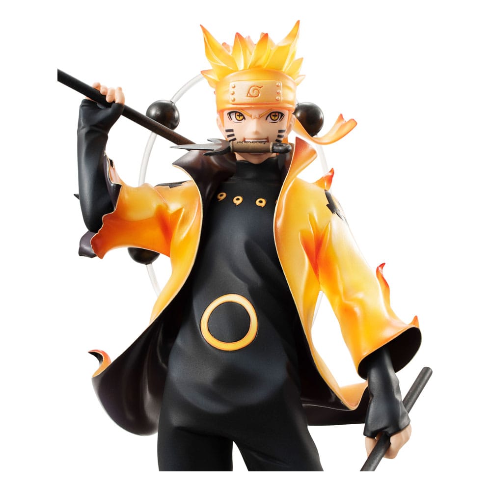 Naruto Shippuden G.E.M. Series PVC Statue Naruto Uzumaki Six Paths Sage Mode 15th Anniversary Ver. 22 cm