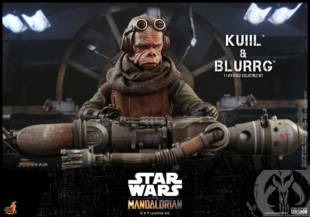 Star Wars The Mandalorian Action Figure 2-Pack 1/6 Kuiil &amp; Blurrg 37 cm