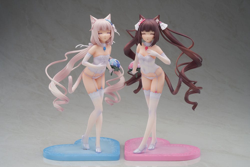 Nekopara PVC Statue 1/7 Nekopara Chocola &amp; Vanilla Dream of Eden Ver. 23 cm