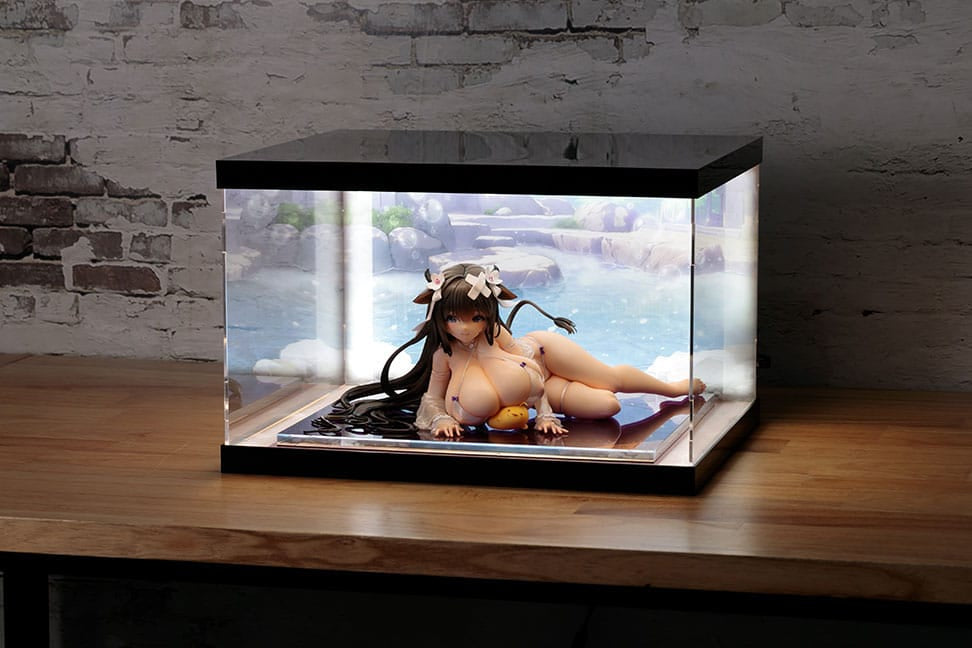 Azur Lane Acrylic Display Case with Lighting for figure Kashino Hot Springs Relaxation