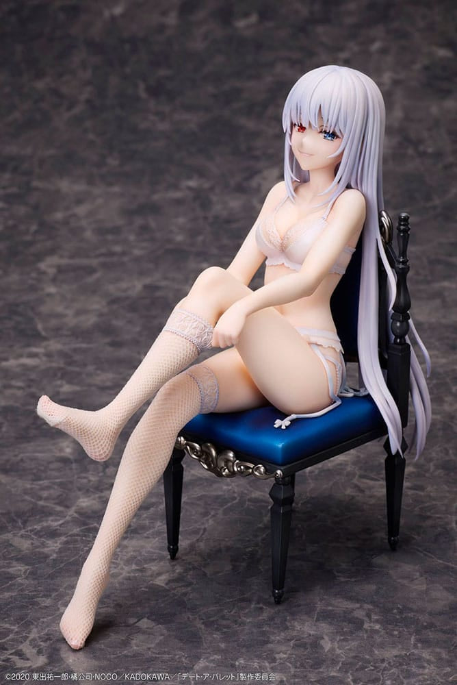 Date A Bullet PVC Statues 1/7 Kurumi Tokisaki &amp; White Queen 17 cm