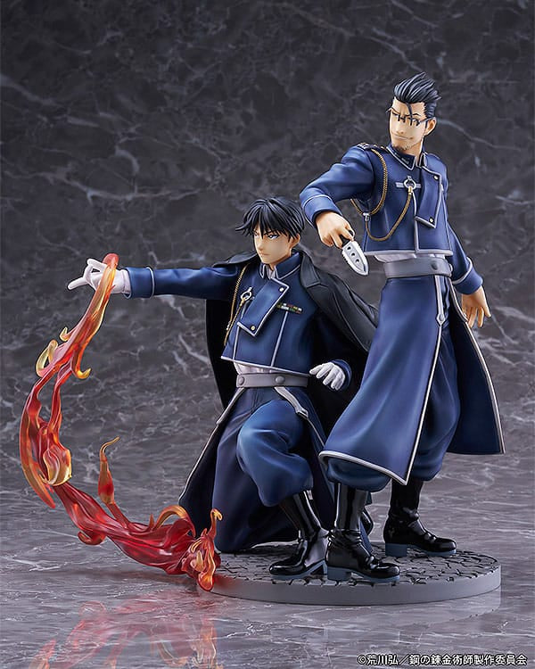 Fullmetal Alchemist: Brotherhood PVC Statue Roy Mustang &amp; Maes Hughes Kizuna 27 cm