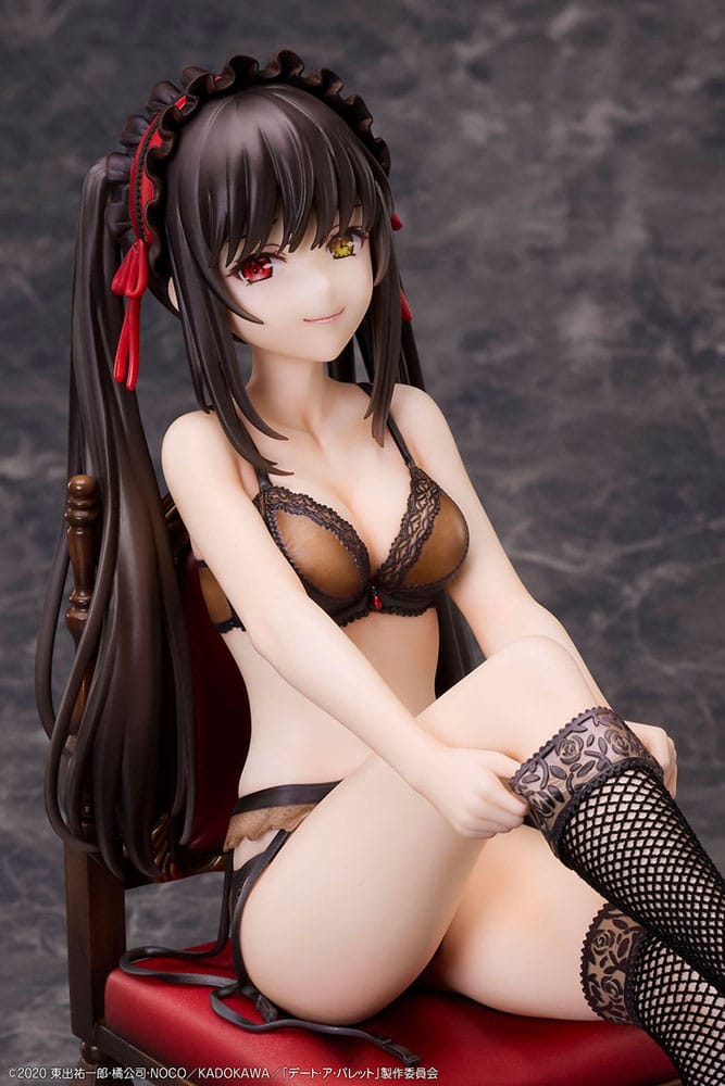 Date A Bullet PVC Statues 1/7 Kurumi Tokisaki &amp; White Queen 17 cm