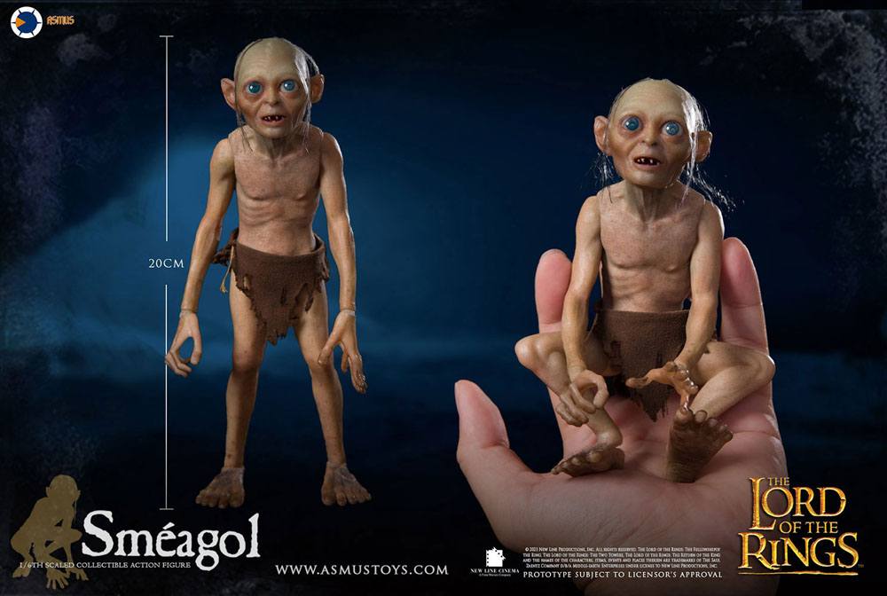 Lord of the Rings Action Figure 1/6 Gollum (Luxury Edition) 19 cm