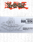 Yu-Gi-Oh! Tin Sign Duel Disk Schematic