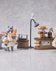 Decorated Life Collection PVC Statue Tea Time Cats - Cat Town Bakery Staff & Customer Set 12 cm