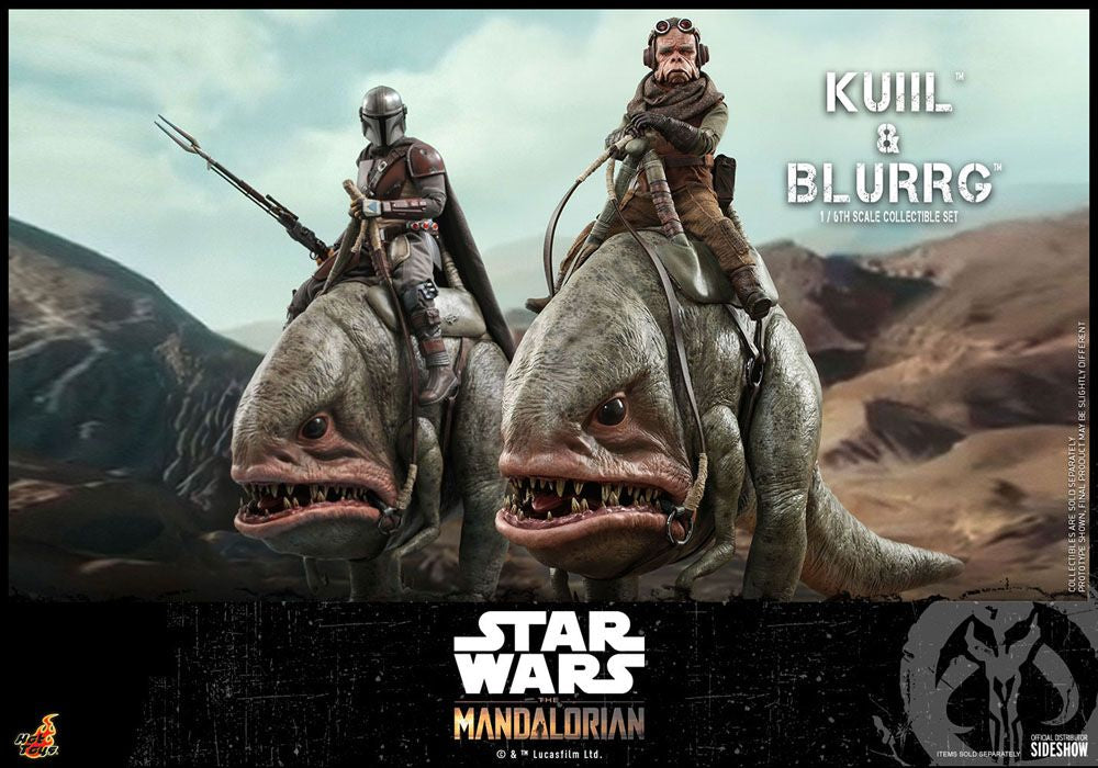 Star Wars The Mandalorian Action Figure 2-Pack 1/6 Kuiil &amp; Blurrg 37 cm