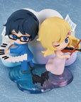 Your Lie in April Qset Mini-Figure 2-Pack Kaori Miyazono & Kosei Arima 9 cm