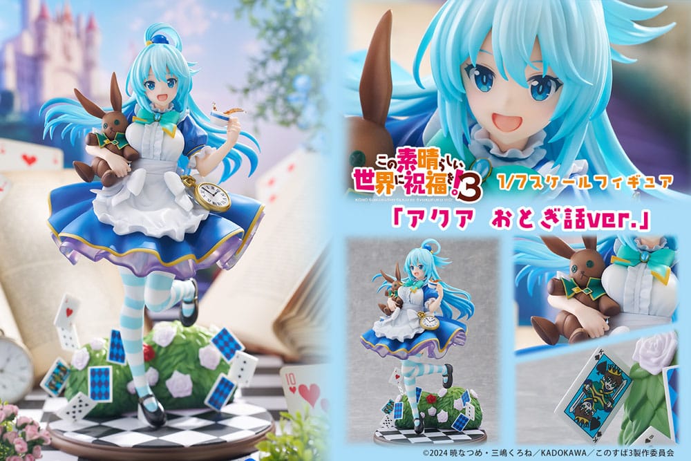 KonoSuba: God&#39;s Blessing on This Wonderful World! 3 Statue 1/7 Aqua Fairy tale Ver. 27 cm