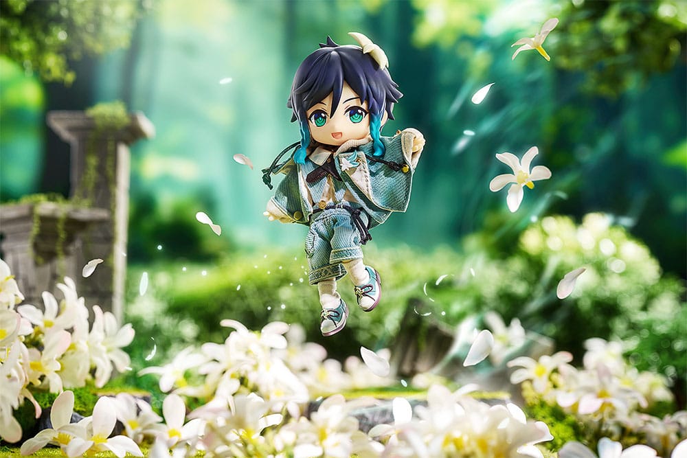 Genshin Impact Nendoroid Doll Action Figure Venti: Blue Ballad Ver. 14 cm