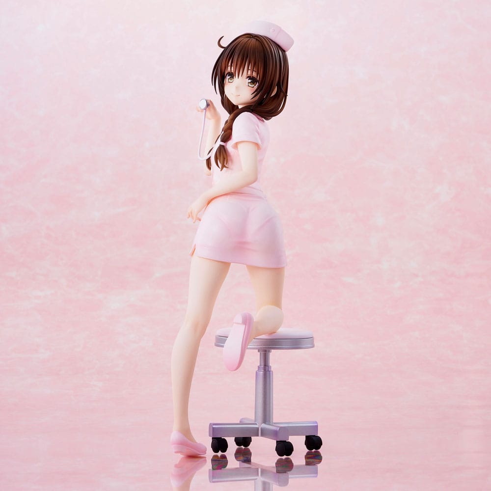 To Love-Ru Darkness Statue PVC Mikan Yuki Nurse Cos 25 cm